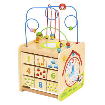 Tooky Toy Play Cube Centre Farm Kids 18m+