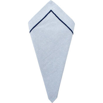 LVD Stonewashed Chambray Cotton Reusable Table Napkin 45x45cm Nautical Navy