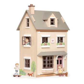 Tender Leaf Toys Foxtail Villa Doll House w/ Furniture Kids Play Set 3y+