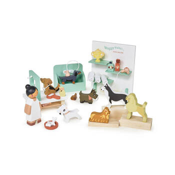 Tender Leaf Toys Waggy Tails Dog Salon Dollhouse Accessory Set 3y+