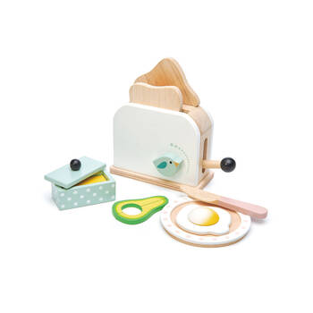Tender Leaf Toys Breakfast Toaster Set Wooden Toy 3y+