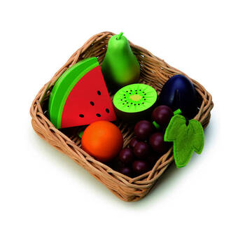 Tender Leaf Toys Fruity Basket Fun Play Wooden Toy 3y+