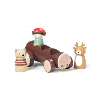 Tender Leaf Toys Timber Taxi Kids/Children Wooden Toy 18m+