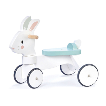 Tender Leaf Toys Running Rabbit Ride On Kids Wooden Toy 18m+