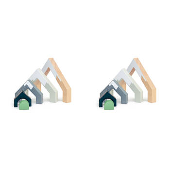 10pc Tender Leaf Toys Mountain Pass Stack Wooden Toy 2y+