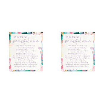 2PK Splosh Talulah Successful Women Verse Hanging/Standing Home Decor 14cm