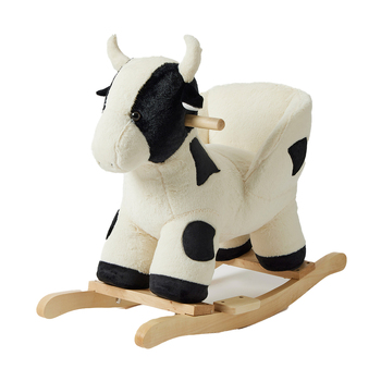Jiggle & Giggle 68cm Rocking Cow Ride-On Toy Kids 12m+