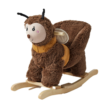 Jiggle & Giggle 68cm Rocking Bee Ride-On Toy Kids 12m+