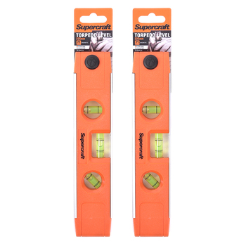 2PK Supercraft Multipurpose Magnetic Spirit Torpedo Level Home DIY Tool