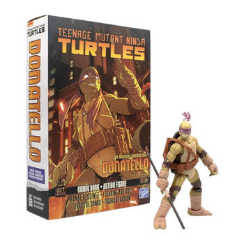 Teenage Mutant Ninja Turtles Comics Donatello Bst Axn Figure & Comic Book Wave 3