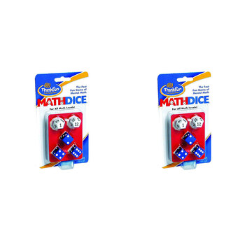 2x ThinkFun Math Dice STEM And Creative Thinking Game 8y+