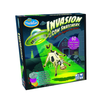 ThinkFun Invasion Of The Cow Snatchers Family Board Game 6y+