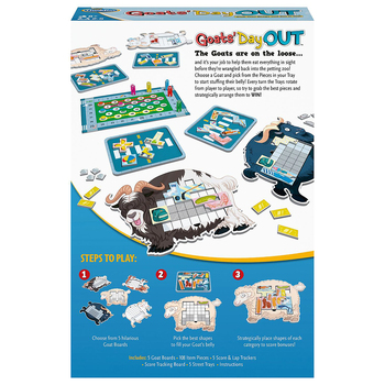 ThinkFun Goats Day Out 2-5 Players Logic Board Game Set Kids/Family 8y+