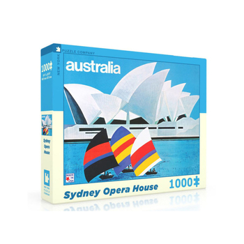1000pc New York Puzzle Company Jigsaw Puzzle 48x66cm Sydney Opera House 7+