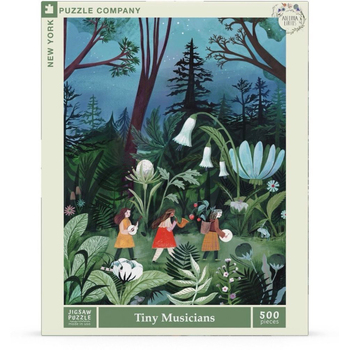 500pc New York Puzzle Co Adelina Lirus Puzzle 45x60cm Tiny Musicians 7+