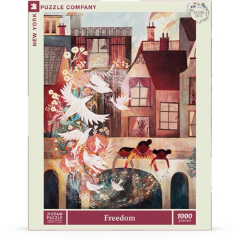1000pc New York Puzzle Company Adelina Lirus Puzzle 48x67.5cm Freedom 7+