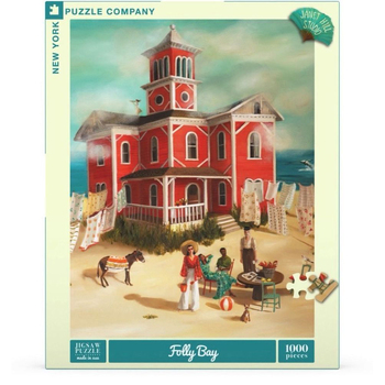 1000pc New York Puzzle Co Janet Hill Jigsaw Puzzle 48x67.5cm Folly Bay 10+