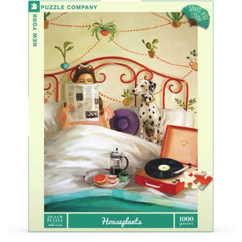 1000pc New York Puzzle Co Janet Hill Jigsaw Puzzle 67.5cm Houseplants 10+