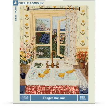 1000pc New York Puzzle Co Loré Pemberton 67.5cm Forget-Me Not Spring 10+