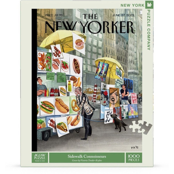 1000pc New York Puzzle Company Puzzle 67.5cm Sidewalk Connoisseurs 13+