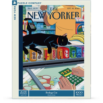 1000pc New York Puzzle Company Jigsaw Puzzle 48x67.5cm Bodega Cat 7+