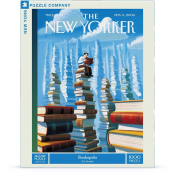 1000pc New York Puzzle Company Jigsaw Puzzle 48x67cm Bookopolis 13+