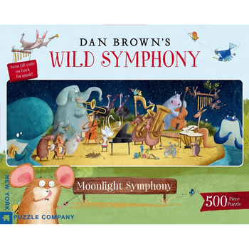 500pc New York Puzzle Co Dan Brown Puzzle 91.4cm Moonlight Symphony 10y+