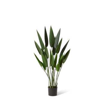 E Style 120cm Sky Bird of Paradise Artificial Potted Plant - Green