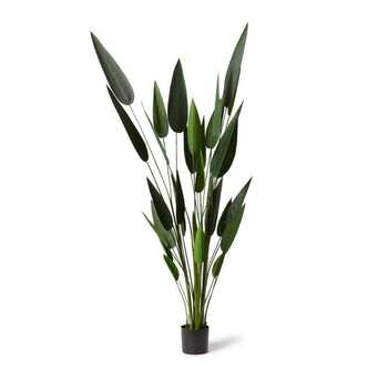 E Style 213cm Sky Bird of Paradise Artificial Potted Plant - Green