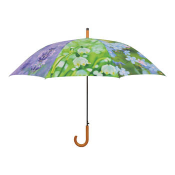 Esschert Design Umbrella Flowers w/ Wooden Handle 120cm