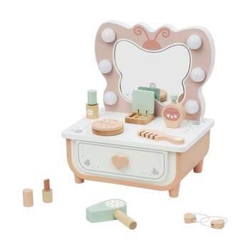 Tooky Toy Butterfly Dressing Table Kids Dress Up Vanity Kids/Children 3y+