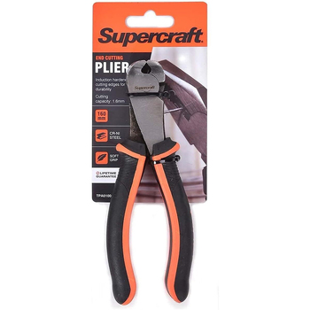 Supercraft End Cutter Nose Pliers Soft Grip 165mm Cr-Ni Steel