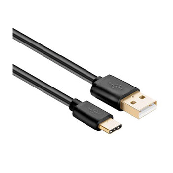 Sansai Type-C to USB-A Data Transfer Cable - Black