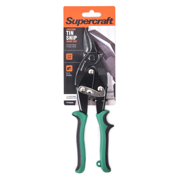 Supercraft Serated Blade Tin Snips Aviation Right Cut 250mm