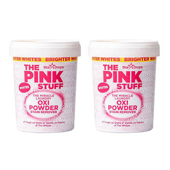 2PK The Pink Stuff Stain Remover White Safe Laundry Cleaner 1kg
