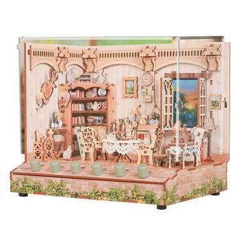 210pc Tonecheer The Pastrol Home 3DPuzzle 154mm DIY Mini Dollhouse Kit 15y+