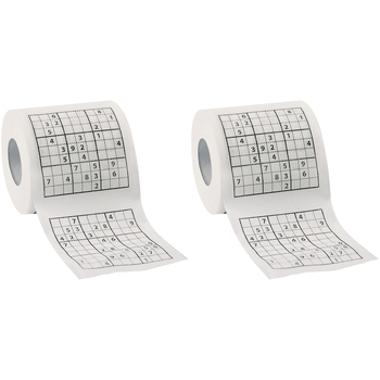 2PK Legami Do Not Disturb Sudoku Toilet Paper Roll Game