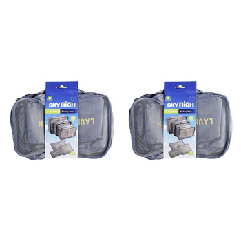 2PK Sky High Travel Lightweight Luggage Storage Laundry Bags
