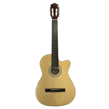Tribute 39 Inch Classical Acoustic Guitar Cutaway w/ Nylon Strings