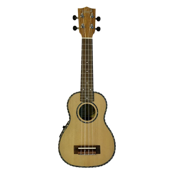 Tribute 21 Inch Soprano Electric Acoustic Ukulele w/ Tuner