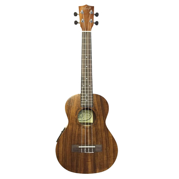 Tribute 25 Inch Tenor Electric Pickup Acoustic Koa Wood Ukulele w/ Tuner