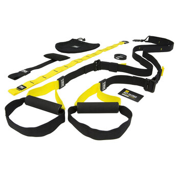 Trx Strong Suspension Trainer Kit w/ Straps/Door Anchor/Mesh Bag