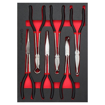 6pc Ampro 11" Long Reach Pliers Tool Set TS38383 