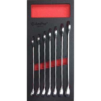 7pc Ampro 20-26mm Combination Wrench Tool Set TS50201