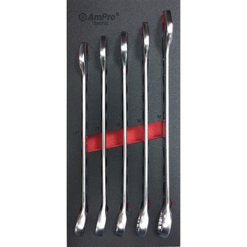 5pc Ampro 27-32mm Combination Wrench Tool Set TS50202