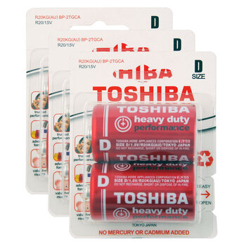 3PK 2pc Toshiba Heavy Duty D