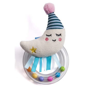 Taf Toys 11cm Mini Moon Rattle Baby/Infant 0m+ Toy