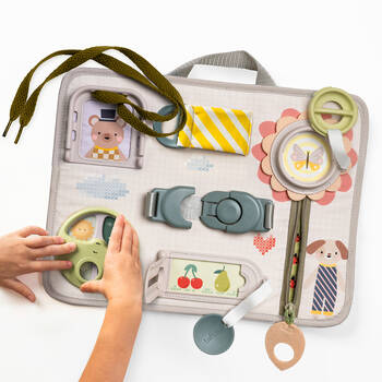 Taf Toys Snap 'n Learn Activity Crafted Sensory Board Toy Kids/Children18m+