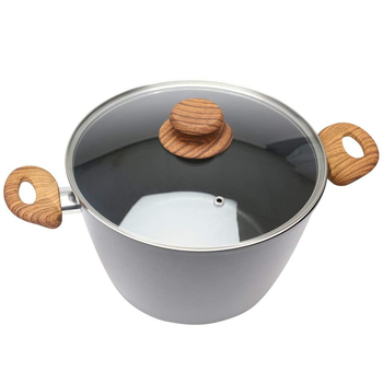 Taste the Difference Gourmet 24cm Pot w/Glass Lid