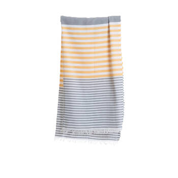 Towel To Go 100% Turkish Cotton Bali Hammam Beach Towel 180x100cm Anthracite